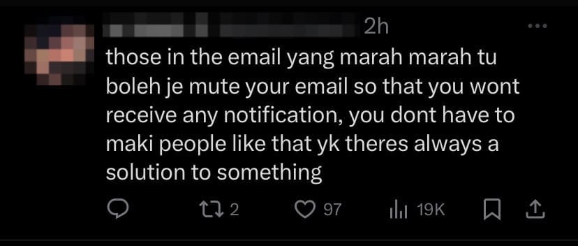 UiTM’s Official Email Gets Spammed After One Of Its Students Used It For FYP Survey comment 3