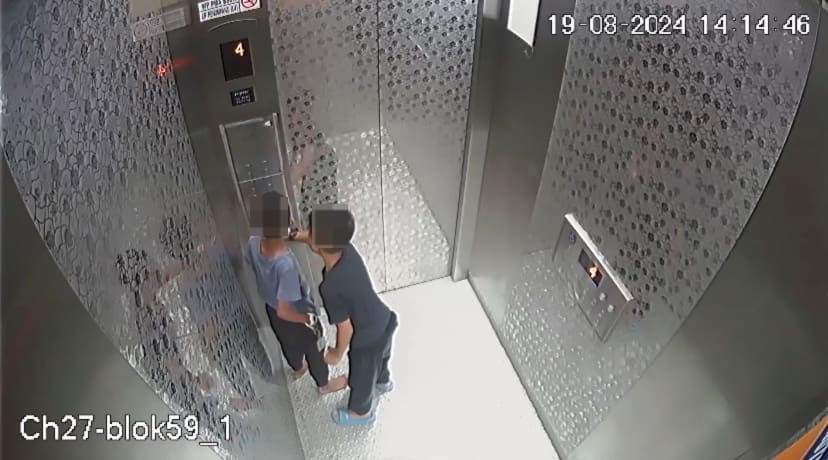 Lift Footage Shows Slipper Placed Between Door Was What Caused 2 M'sian Boys To Be Stuck For 9 Hours