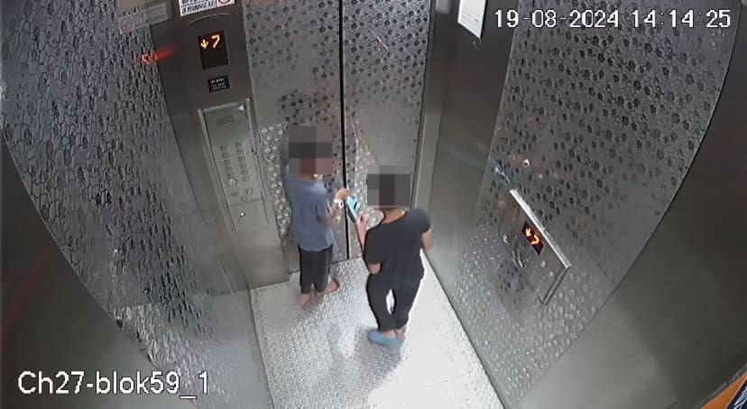 Lift Footage Shows Slipper Placed Between Door Was What Caused 2 M'sian Boys To Be Stuck For 9 Hours