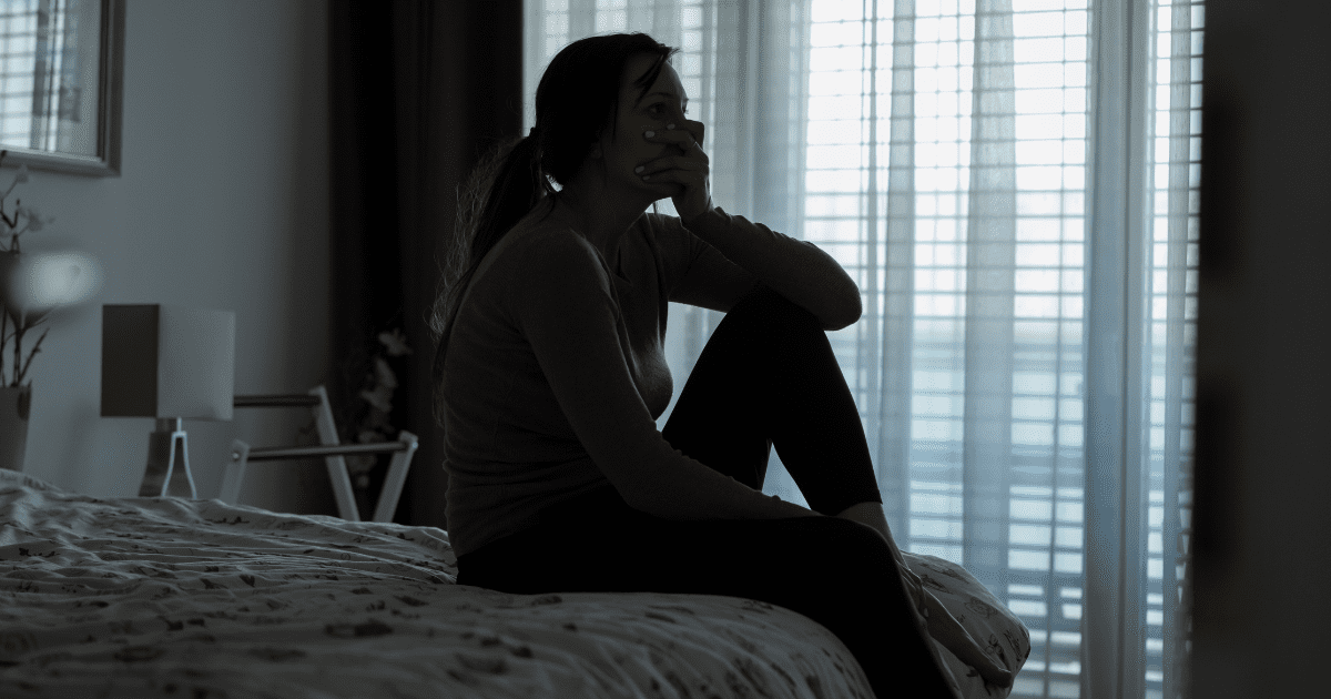 woman depressed