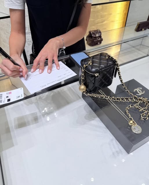 woman signing document