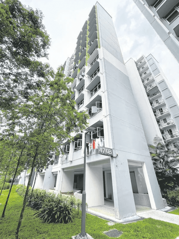 Yishun flat where God of Fortune poster was placed