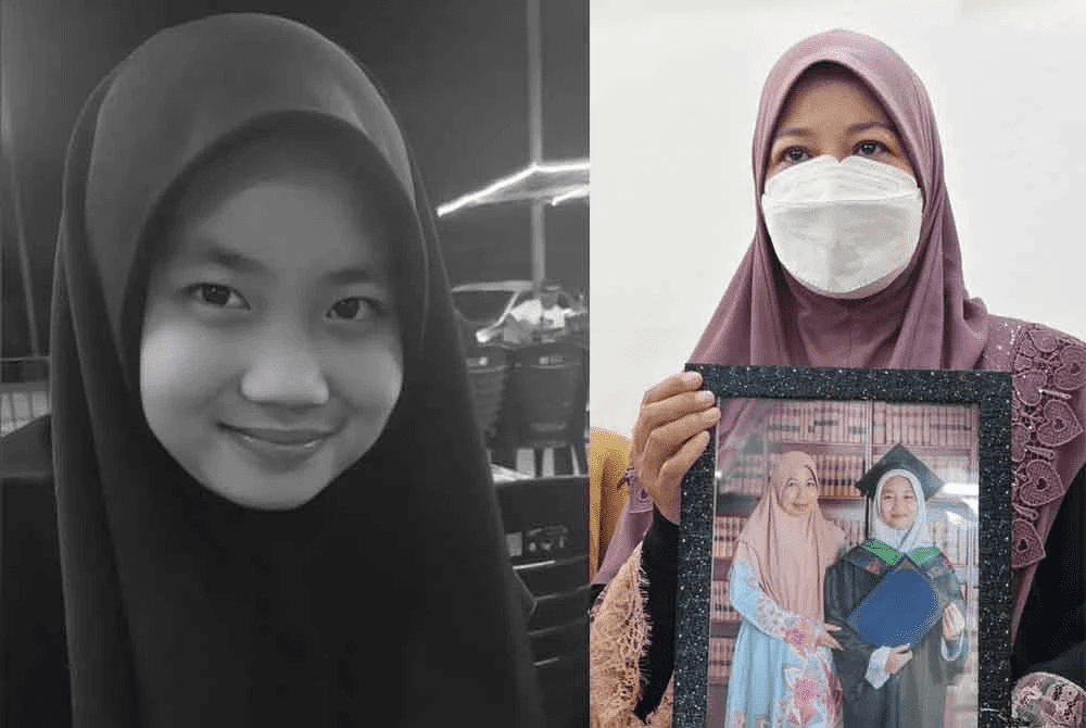 Zara Qairina and her mother